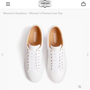 Thursday Women’s Premier Low Top leather sneakers - AVAILABLE UNTIL 6/27